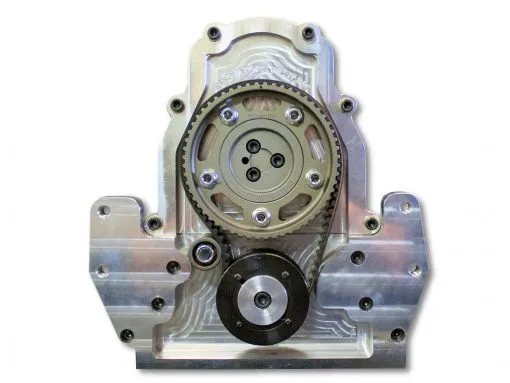 [5203] LSX Chevy Raised Cam Camshaft Belt Drive - BBC Accessory Mount Pads