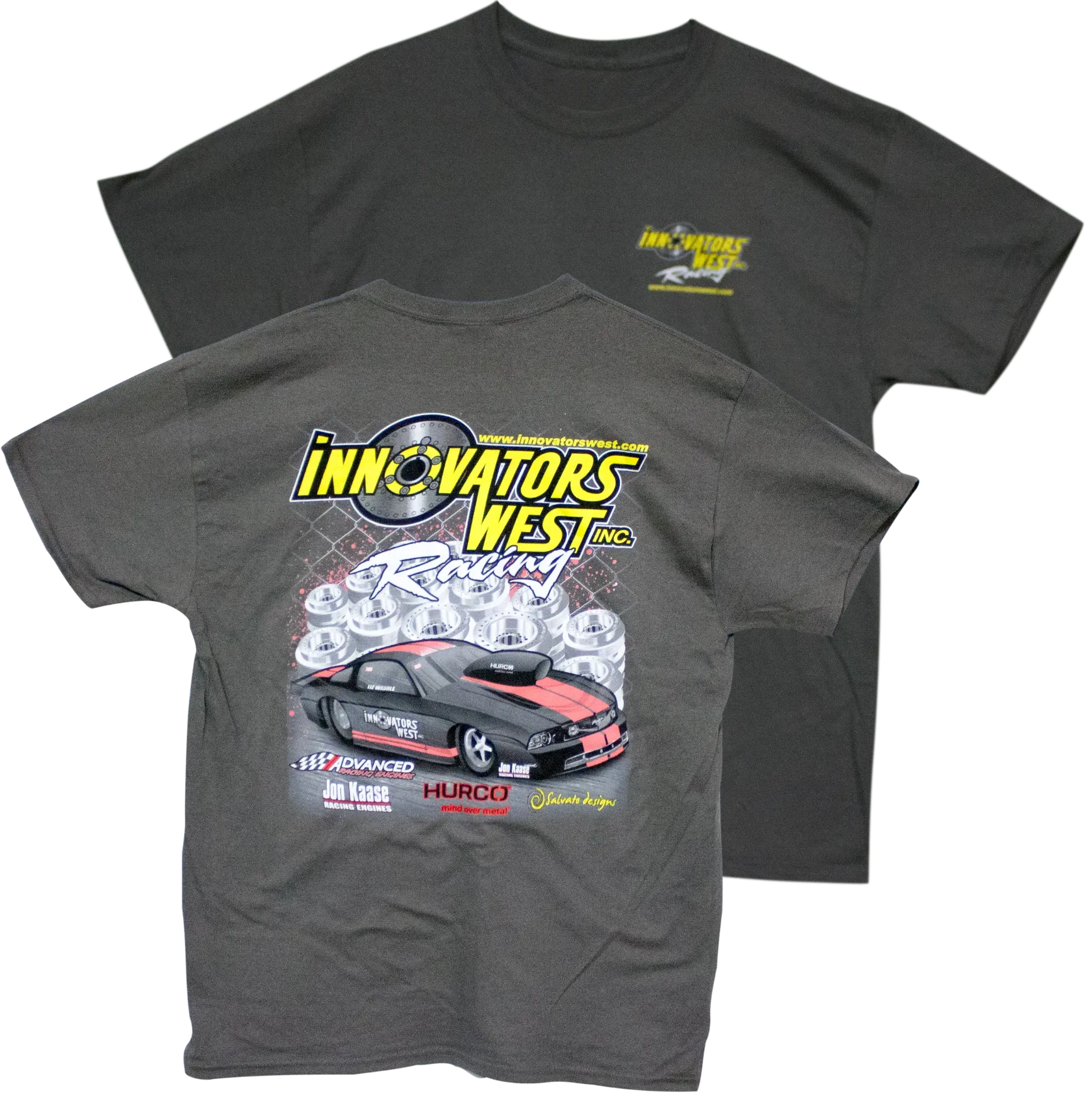 [11022] Charcoal Innovators West Racing T-Shirt (Small)