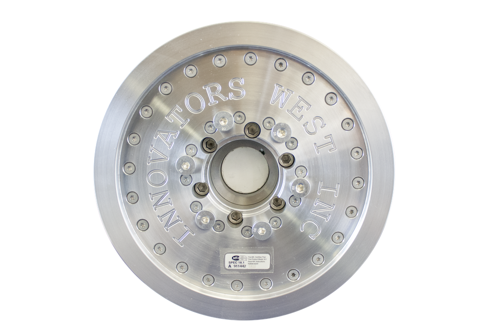 [844] LSX 10-Rib Harmonic Damper for Corvette, Pontiac G8 and CTS-V - 10% Overdrive (Standard Hub)