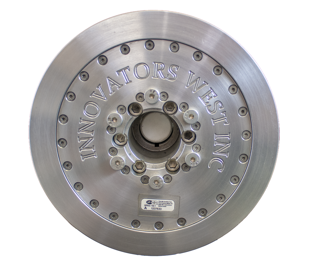 [809] #809 - 7.3L Godzilla 9.00" 10-Rib Supercharger Damper (Standard Hub)
