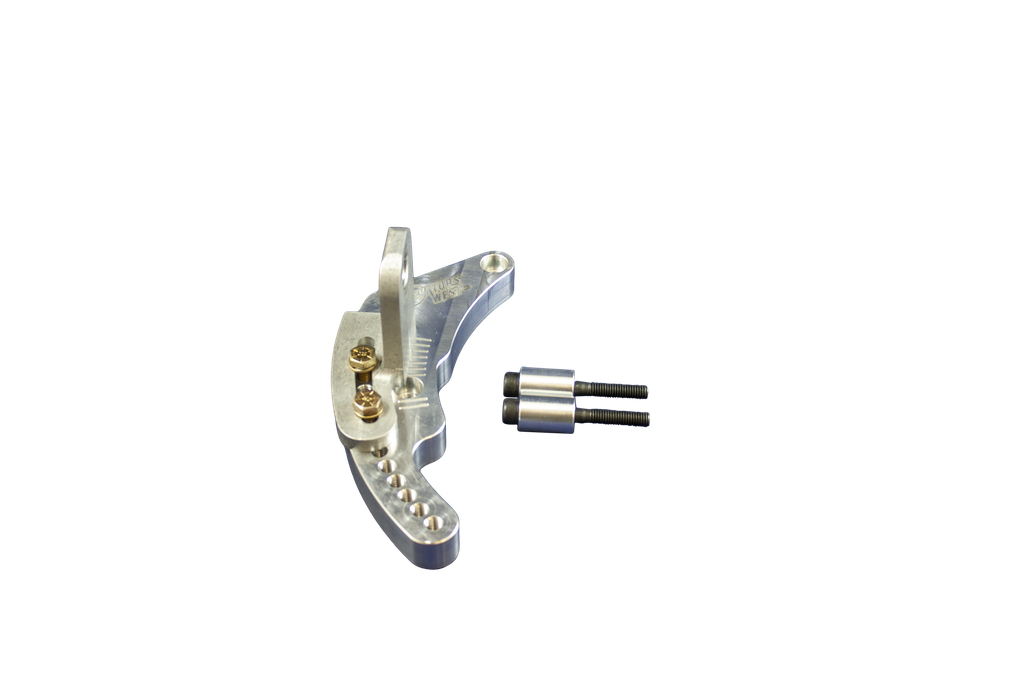 [1124-PASS] LS GM Serpentine Crank Trigger Brackets (Passenger Side Bracket, Corvette Offset (-1))
