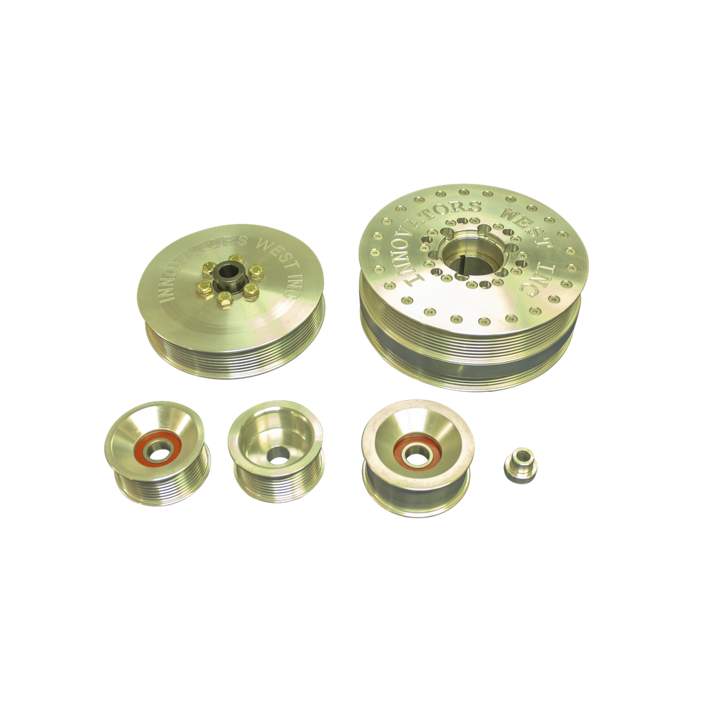 LS1/2/3/6 Corvette 8-Rib Drive Conversion Kit with Damper #990