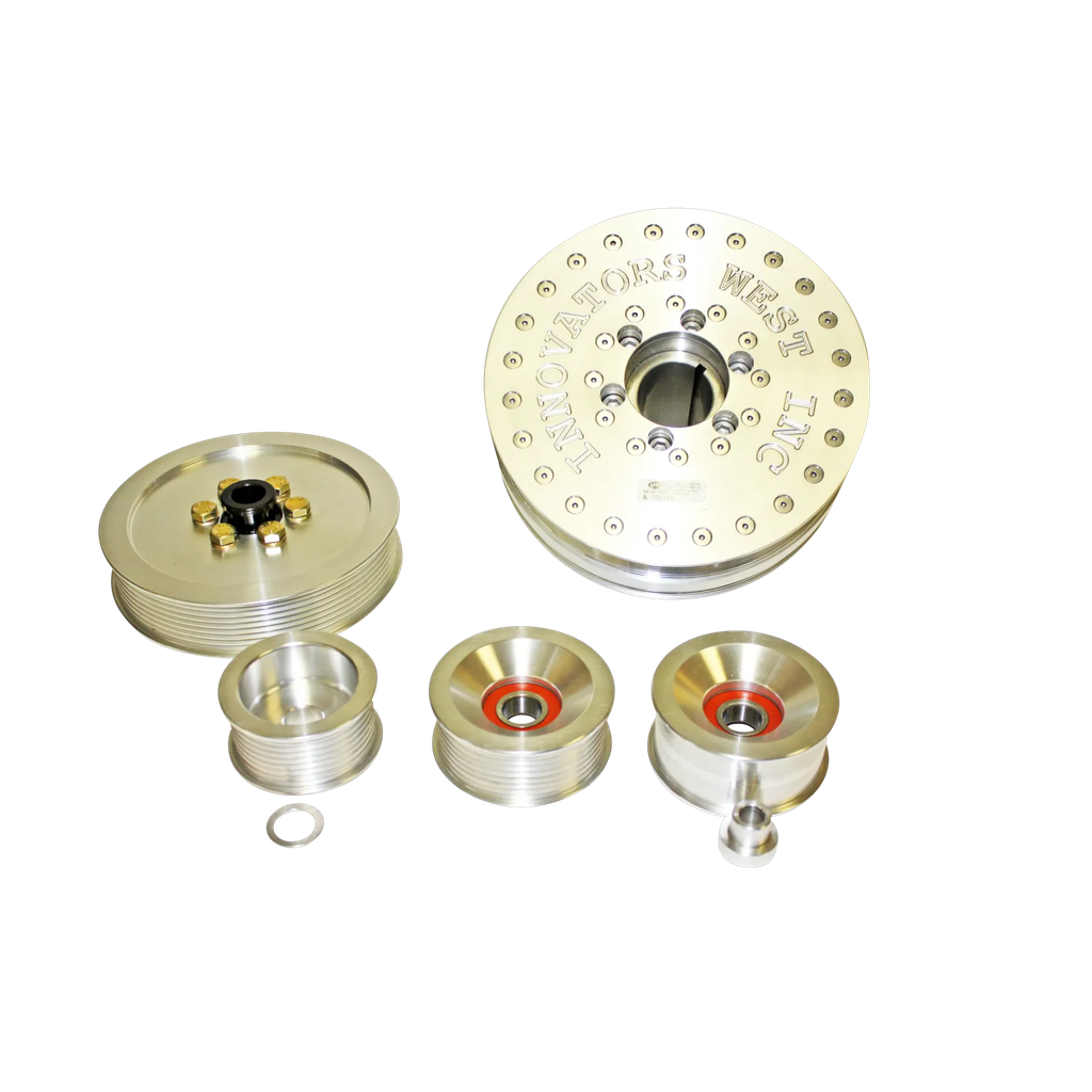 [1004-KIT] 2010 - 2012 Gen 5 Camaro 8 Rib Drive Conversion Kit with Std. Dia. Damper #1004 (Standard Hub, Standard Pulley)