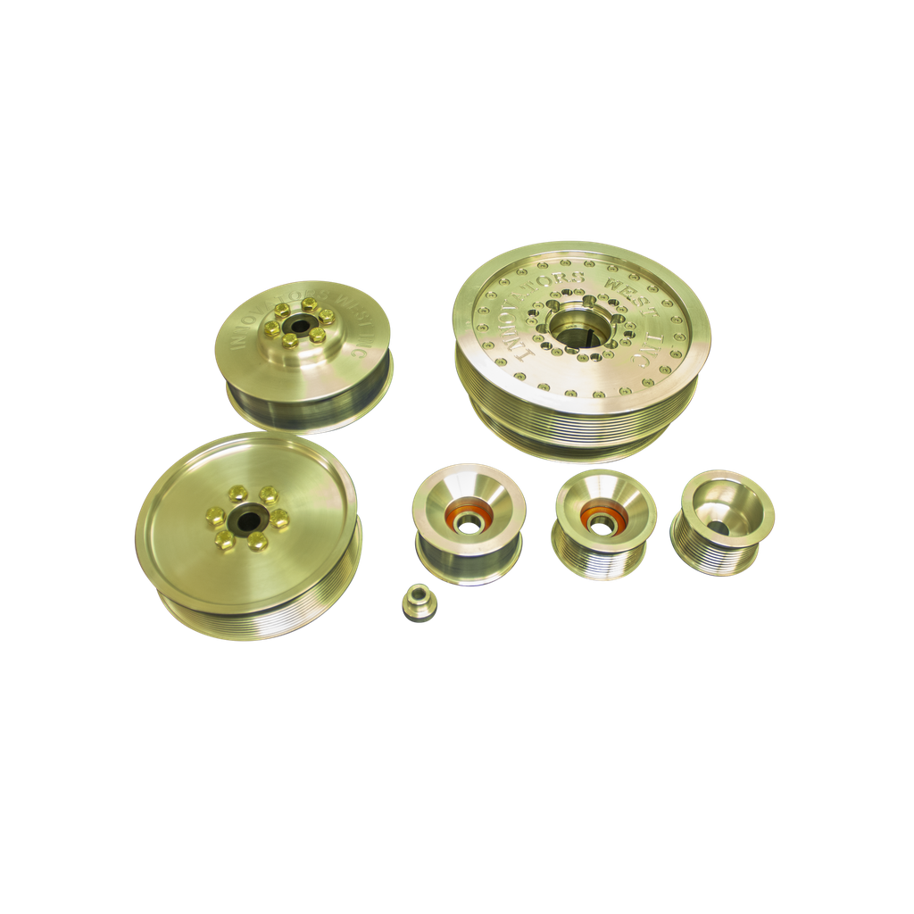 [903-KIT] LS1, LS2, LS6 Corvette 10 Rib Drive Conversion Kit with 10% Overdrive Damper #903 (Standard Hub, Standard Pulley)