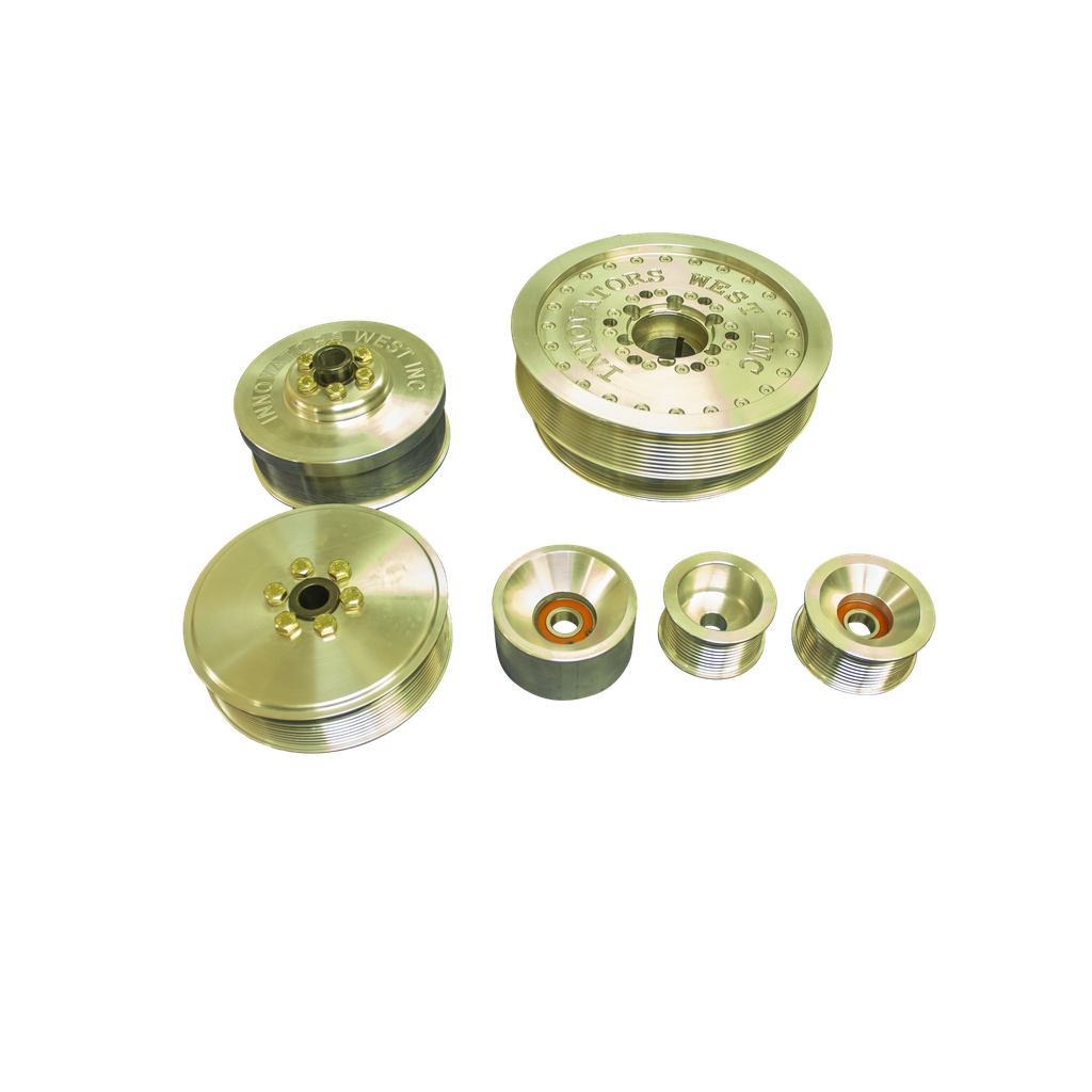 [906-KIT] 1998-2006 GM 1500 Truck 10 Rib Drive Conversion Kit with 10% Overdrive Damper #906 (Standard Hub, Standard Pulley)