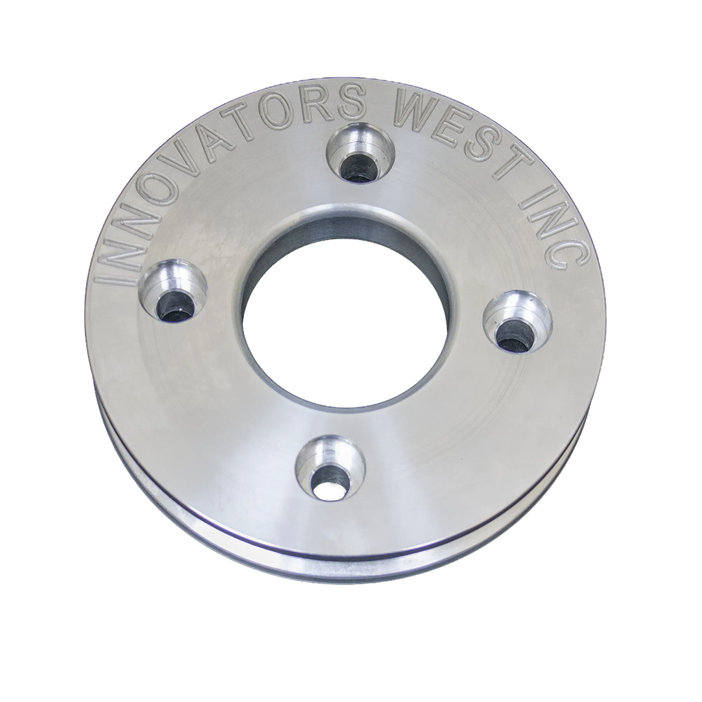 Small Block Ford and Y-Block Billet Aluminum 4 Bolt V-Belt Crank Pulley