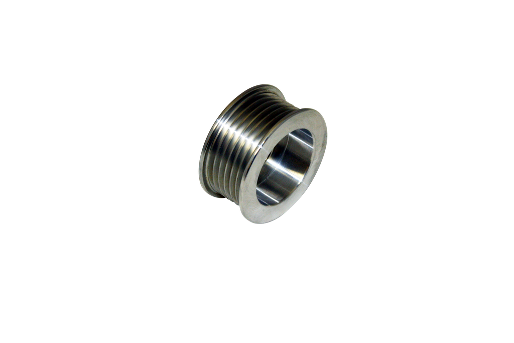 2.125" OD 6 Rib Drive Billet Aluminum Racing Alternator Pulley